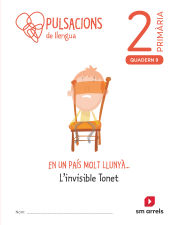 Portada de Llengua . 2 Primària. Pulsacions. Quaderns 1-9