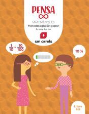 Portada de Llibre. Pensa infinit. Matem&agrave;tiques. Metodolog&iacute;a Singapur. 6 Prim&agrave;ria. Arrels