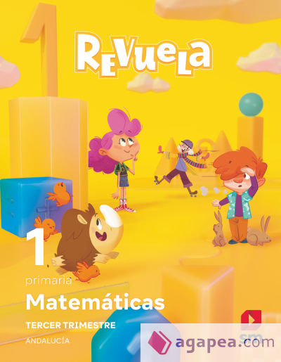 Matemáticas. 1 Primaria. Trimestres Revuela. Andalucía