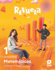 Portada de Matemáticas. 1 Secundaria. Revuela. Comunidad de Madrid