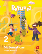 Portada de Matemáticas. 2 Primaria. Trimestres Revuela