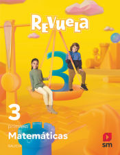 Portada de Matemáticas. 3 Primaria. Revuela. Galicia
