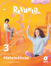 Portada de Matemáticas. 3 Secundaria. Revuela. Comunidad de Madrid