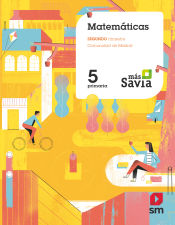 Portada de Matemáticas. 5 Primaria. Más Savia. Madrid