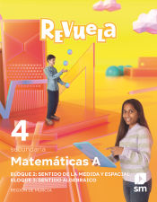 Portada de Matemáticas A. 4 Secundaria. Revuela. Región de Murcia