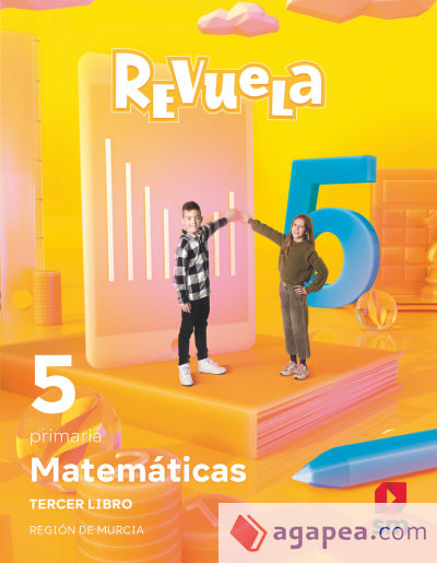 Matemáticas. Trimestres temáticos. 5 Primaria. Revuela. Región de Murcia