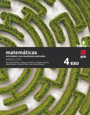 Portada de Matemáticas orientadas a las enseñanzas aplicadas. 4 ESO. Savia. Andalucía