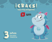 Portada de Metodo globalizado. 3 años. 2 Trimestre. ¡Cracs! Aquí hay dragones