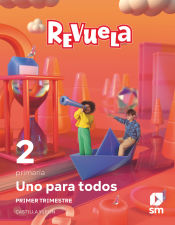 Portada de Método globalizado. Uno para todos. 1 Trimestre. 2 Primaria. Revuela. Castilla y León