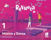 Portada de Música y Danza. 1 Primaria. Revuela. Región de Murcia
