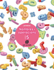 Portada de Nombres i operacions. Quadern 5. Primaria