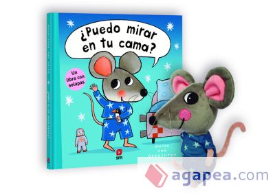 Pack ¿Puedo mirar en tu cama? + muñeco ratón