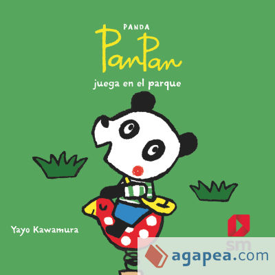 Panda PanPan juega en el parque