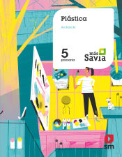 Portada de Plástica. 5 Primaria. Mas Savia. Andalucía