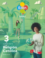 Portada de Religión católica. 3 Secundaria. Edén. Revuela. Andalucía