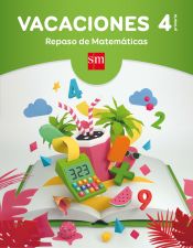 Portada de Vacaciones: repaso de Matemáticas. 4 Educación Primaria