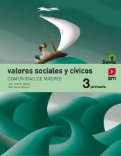 Portada de Valores sociales y cívicos. 3 Primaria. Savia (Madrid)