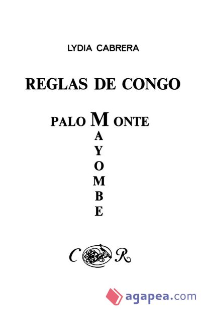 Reglas de Congo/ Palo Monte Mayombe