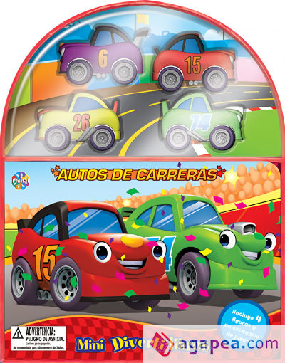 AUTOS DE CARRERAS (MINI DIVERTI-LIBROS)