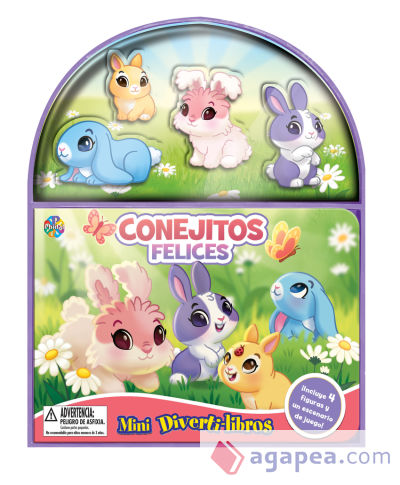 CONEJITOS FELICES (MINI DIVERTI-LIBROS)