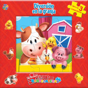 Portada de DIVERSION EN LA GRANJA (LIBRO+3 PUZZLES)