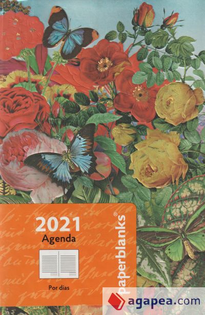 Agenda 2021 Jardín de mariposas. Mini, por días 12 meses