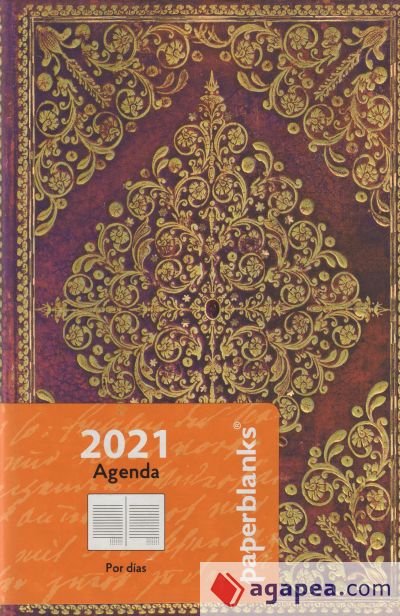 Agenda 2021 Violeta. Mini, por días 12 meses