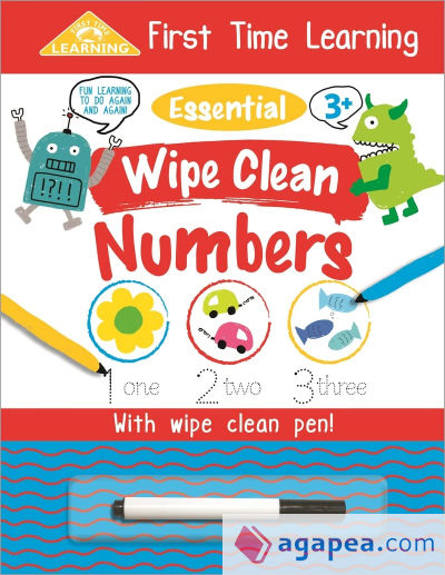 FIRST TIME LEARNING WIPE CLEAN NUMBERS