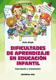 Portada de Dificultades de aprendizaje en Educacion Infantil (Ebook)