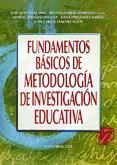 Portada de Fundamentos b&aacute;sicos de metodolog&iacute;a de investigaci&oacute;n educativa (Ebook)