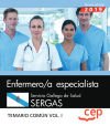 Enfermero/a Especialista. Servicio Gallego De Salud. Sergas. Temario Común. Vol. I