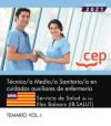 Técnico/a Medio/a Sanitario/a En Cuidados Auxiliares De Enfermería. Servicio De Salud De Las Illes Balears (ib-salut). Temario Vol. I