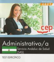 Portada de Administrativo/a. Servicio Andaluz de Salud (SAS). Test específico