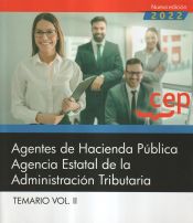 Portada de Agentes de Hacienda Pública. Agencia Estatal de la Administración Tributaria. Temario Vol. II