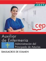 Portada de Auxiliar de Enfermería. Administración del Principado de Asturias. Simulacros de examen