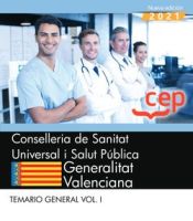 Portada de Conselleria de Sanitat Universal i Salut Pública. Generalitat Valenciana. Temario general. Vol. I