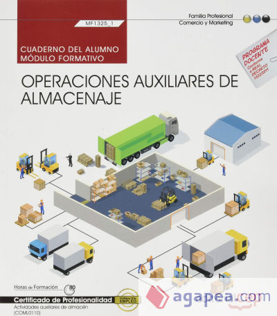 Cuaderno del alumno. Operaciones auxiliares de almacenaje (MF1325_1). Certificados de profesionalidad. Actividades auxiliares de almacén (COML0110)