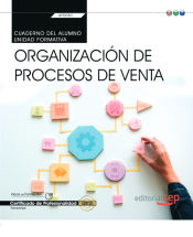 Portada de Cuaderno del alumno. Organización de procesos de venta (Transversal: UF0030). Certificados de profesionalidad