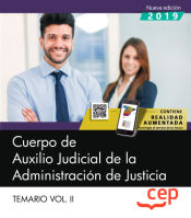 Portada de Cuerpo de Auxilio Judicial de la Administración de Justicia. Temario Vol. II