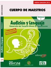 Portada de Cuerpo de Maestros. Audición y Lenguaje. Temario Vol. I. Edición para Canarias