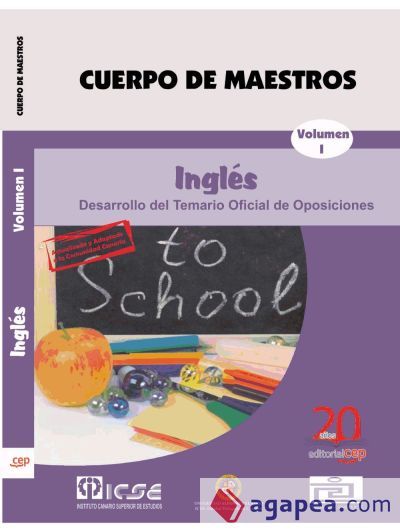 CUERPO DE MAESTROS. INGLES. TEMARIO VOL. I. EDICION PARA CANARIAS - SIN ...