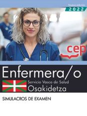 Portada de Enfermera/o. Servicio vasco de salud-Osakidetza. Simulacros de examen