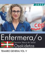 Portada de Enfermera/o. Servicio vasco de salud-Osakidetza. Temario general. Vol.V