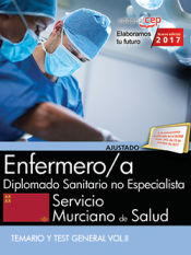 Portada de Enfermero/a. Servicio Murciano de Salud. Diplomado Sanitario no Especialista. Temario y Test General Vol.II