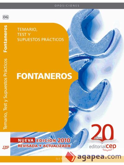 Fontaneros. Temario, Test y Supuestos Prácticos