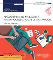 Portada de Manual. Aplicaciones informáticas para presentaciones: gráficas de información (Transversal: UF0323). Financiación de empresas (ADGN0108). Certificados de profesionalidad