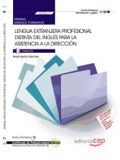 Portada de Manual Lengua extranjera profesional distinta del inglés para la asistencia a la dirección. Certificados de profesionalidad. Asistencia a la dirección