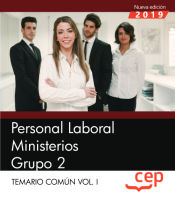 Portada de Personal Laboral Ministerios. Grupo 2. Temario Común Vol.I