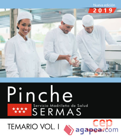 Pinche. Servicio Madrileño de Salud. SERMAS. Temario Vol. I