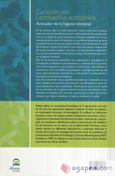 CURACIÓN CON LACTOBACILLUS ACIDOPHILUS